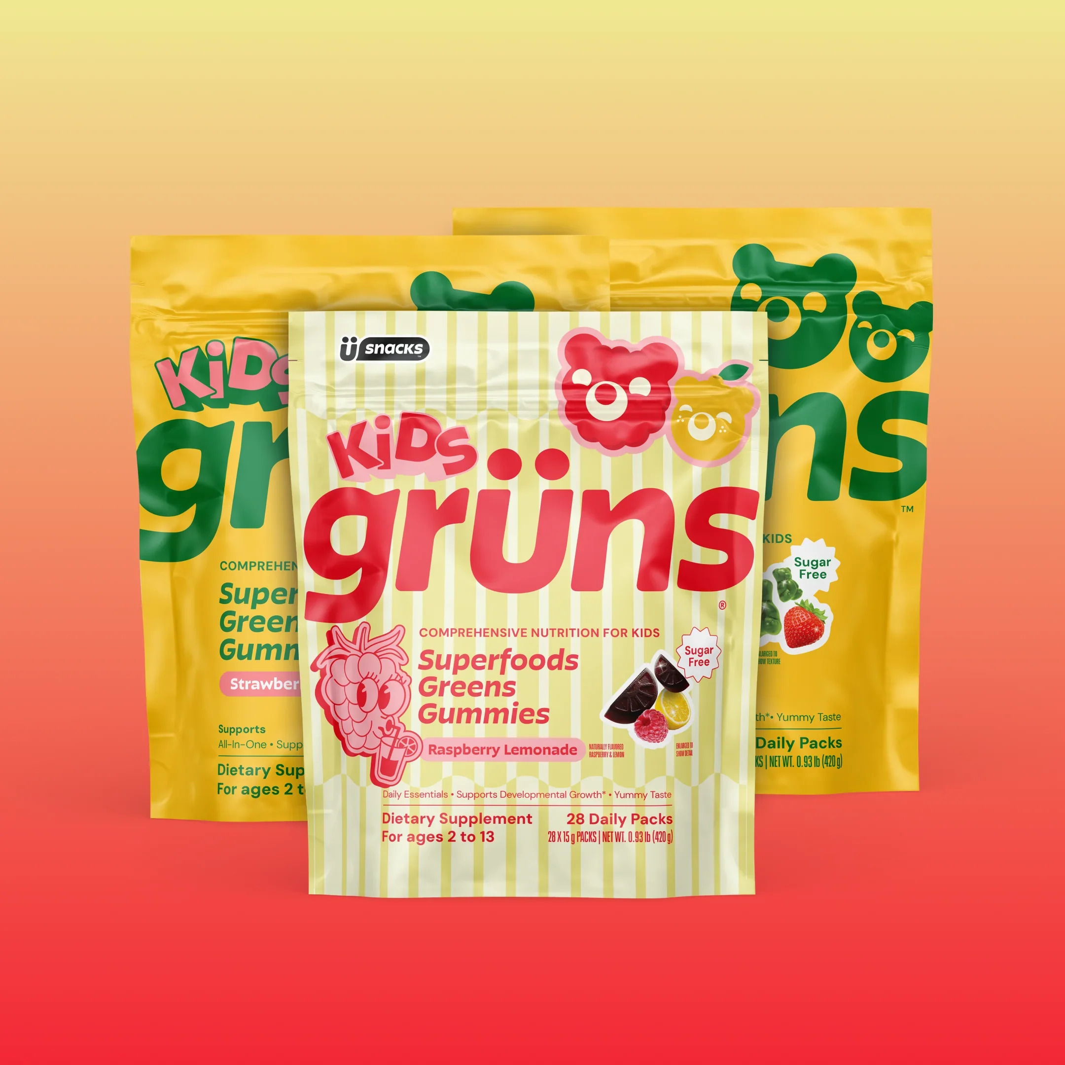 Grüns Kids Raspberry Lemonade